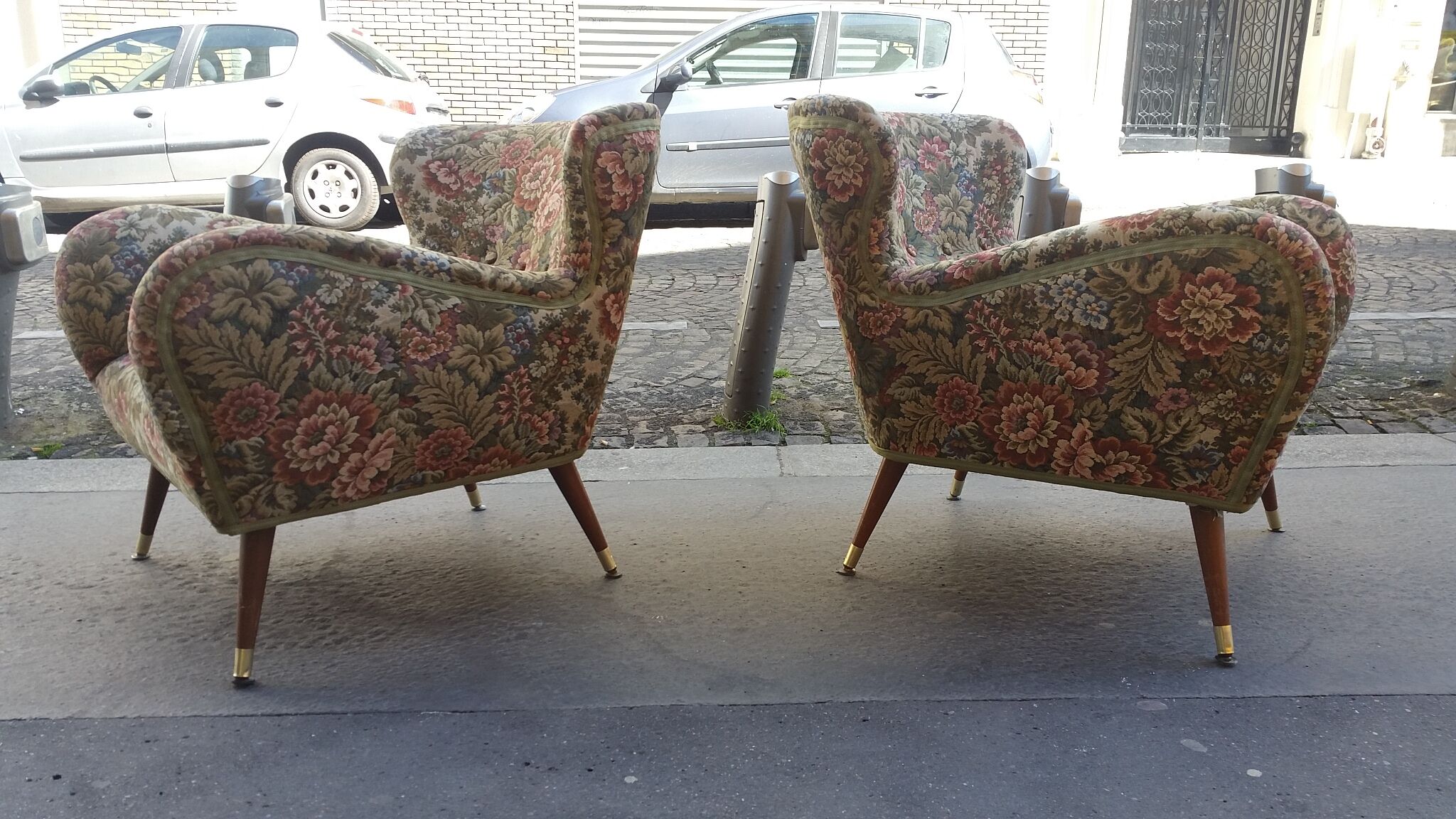 Pair of chairs organic years 50-60