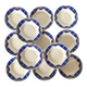 Assiettes creuses Badonviller Saint Gabrielle 1900