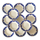 Assiettes creuses Badonviller Saint Gabrielle 1900