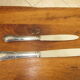 23 silver metal knives