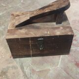 Boite a cirage ancienne en bois