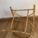 Rattan shell chair