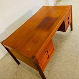 Vintage retro Danish mid-century rosewood desk by Christian Linneberg 1960s