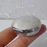 Old silver pill box