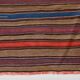 Burgundy & Brown Vintage Kilim Rug, 140x214Cm
