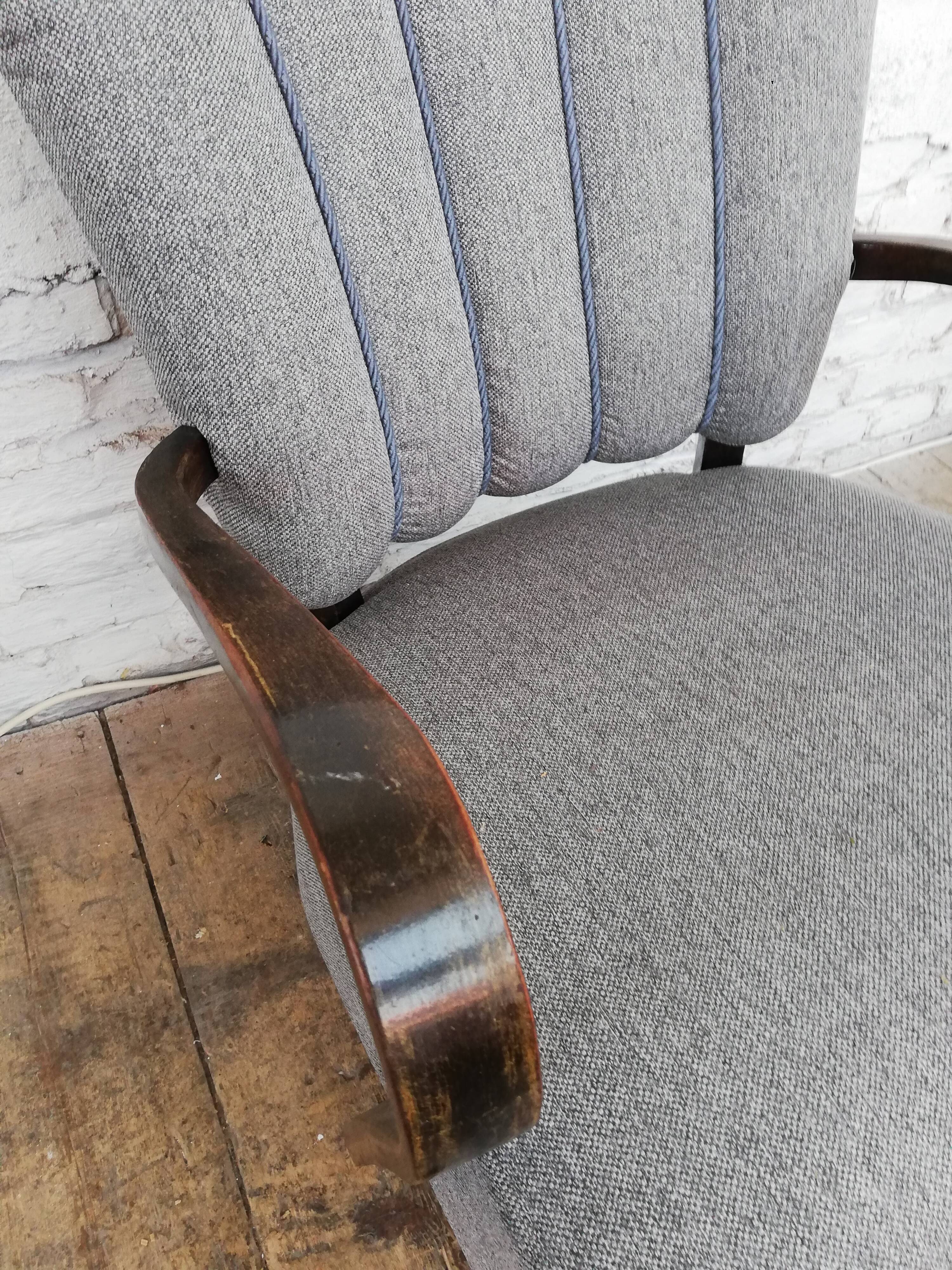 Pair of Halabala cocktail armchair, Czech, 1940