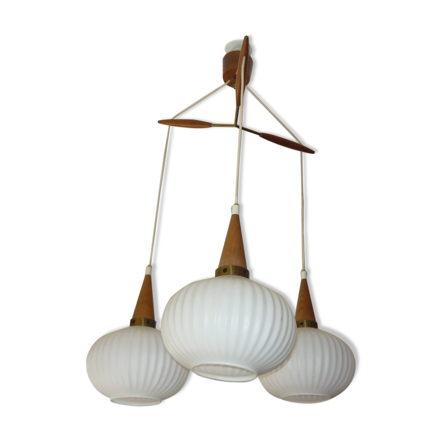 Suspension scandinave teck années 60