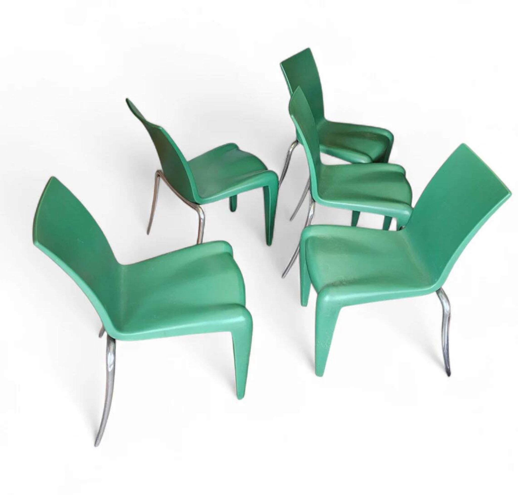 5 x chaise Louis 20 par Philippe Starck pour Vitra / années 1990