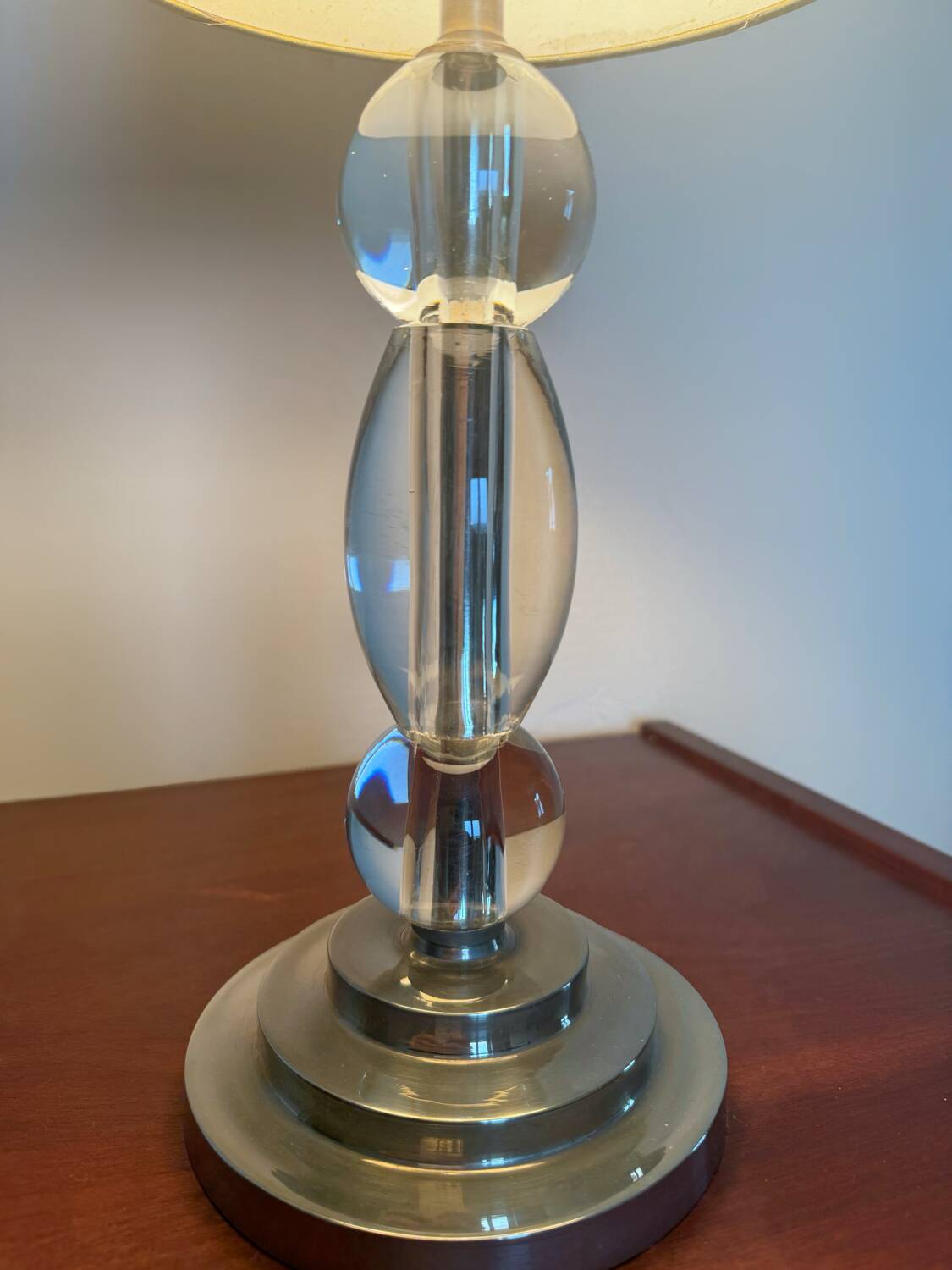 Crystal lamp from the 50s