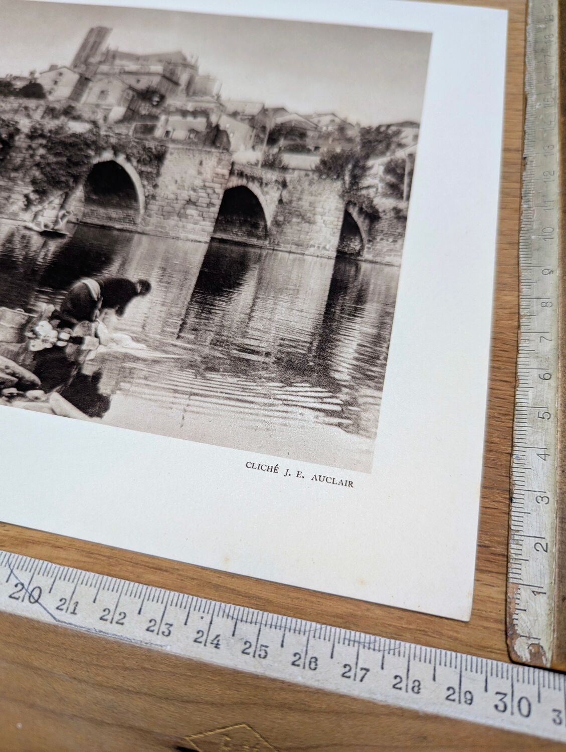 Limoges, Haute-Vienne, photo plate printed in 1942. By Auclair.