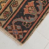 Salmon & Cream Turkish Vintage Runner Rug, 70x262Cm
