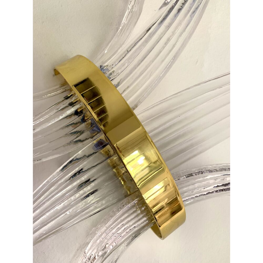 Ring “palmette” murano glass wall sconce