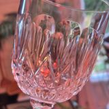 Crystal stemmed glasses