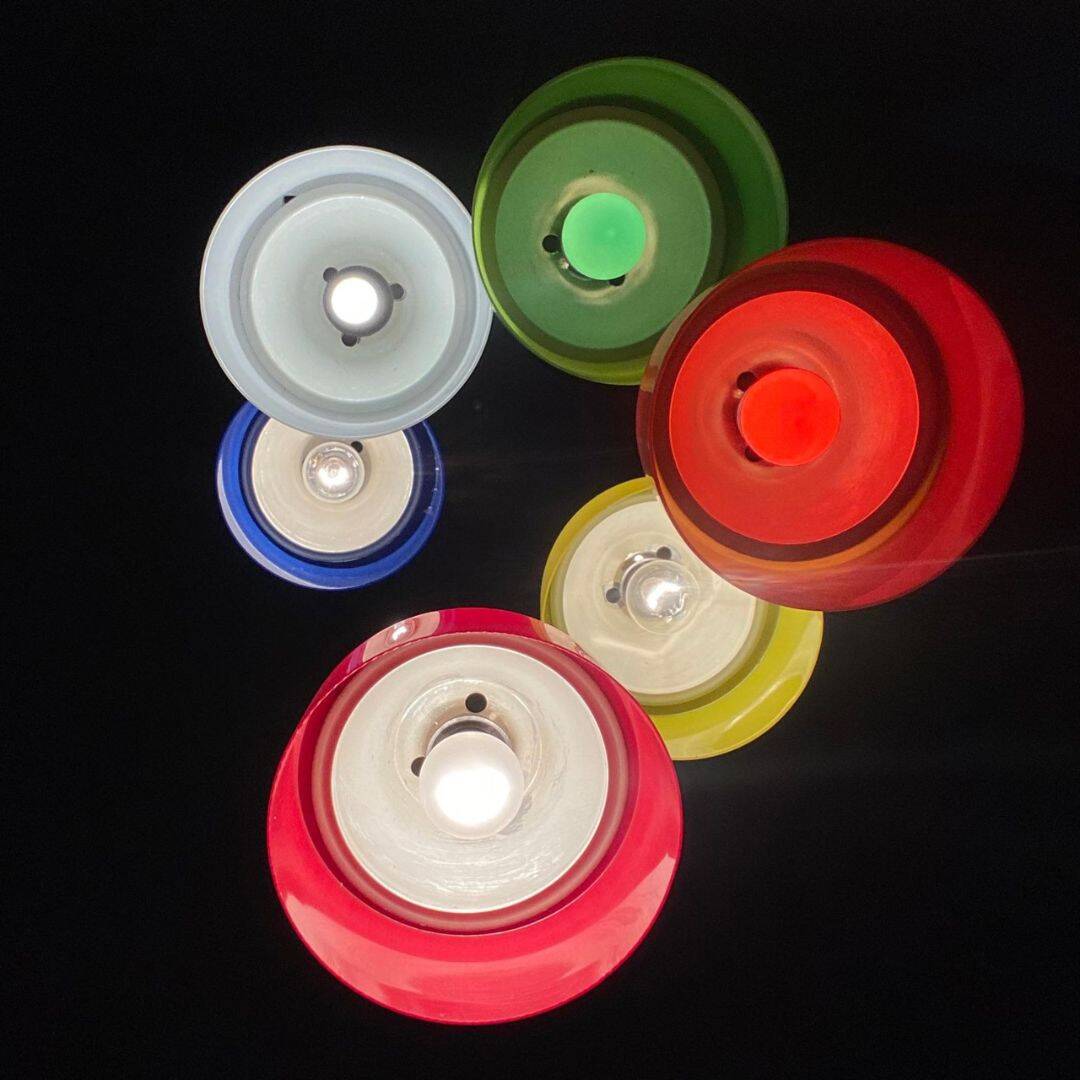 Lustre italien moderne en cascade du milieu du siècle