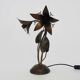 Magnificent floral and foliage lamp, Art Deco style, 1980s