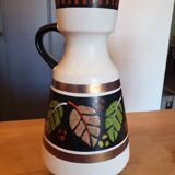 Vintage Dumler and Breiden vase with leaf pattern
