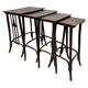 Nest tables Secession No. 958 by Siegel or Kolo Moser, produced by J&J Kohn.