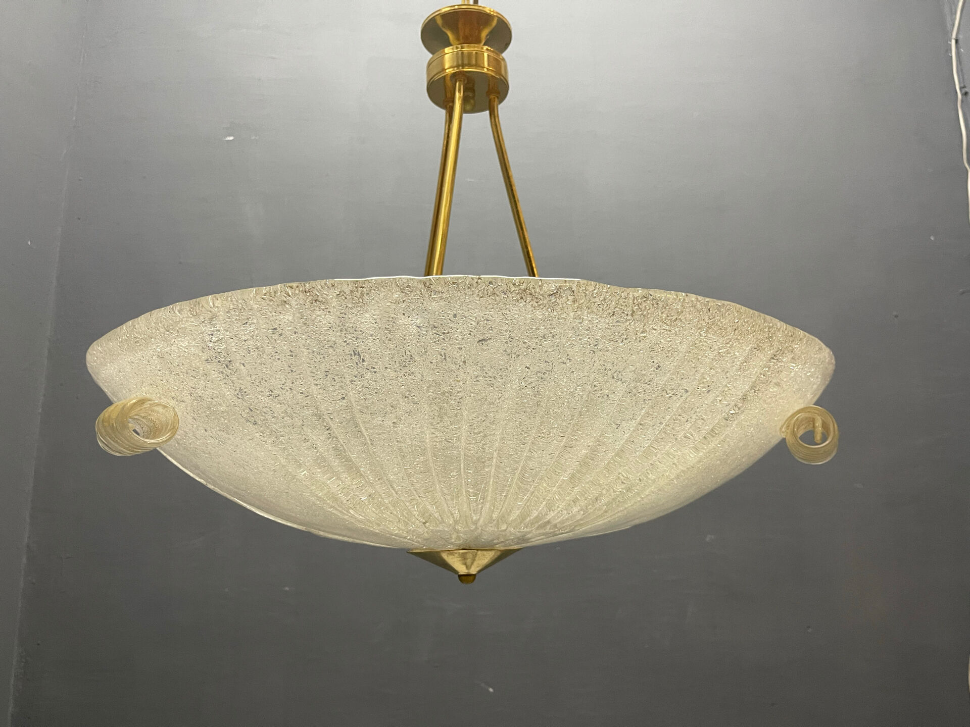 Large Murano Glass Pendant Light, Italy, 1970s
