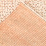 6x10 Pale Salmon Beige Handmade Contemporary Vintage Rug