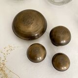 Set / Toiletries / Chiseled crystal bottles, 1920s