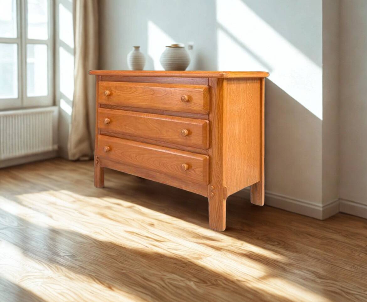 Commode en orme massif esprit Maison Regain
