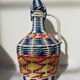 Scoubidou glass carafe