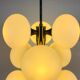 Kaiser chandelier with 9 arms in chrome, 1960s, Germany