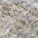 Tapis 5x9 pour salon, tapis turc Antique en laine fait à la main, gris bleu, 156x264Cm