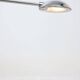 Vintage arc table lamp in white and chrome from meblo, 1980s
