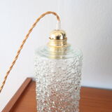 Glass hand lamp