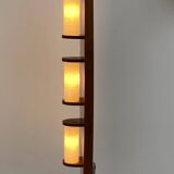 1960s wooden floor lamp