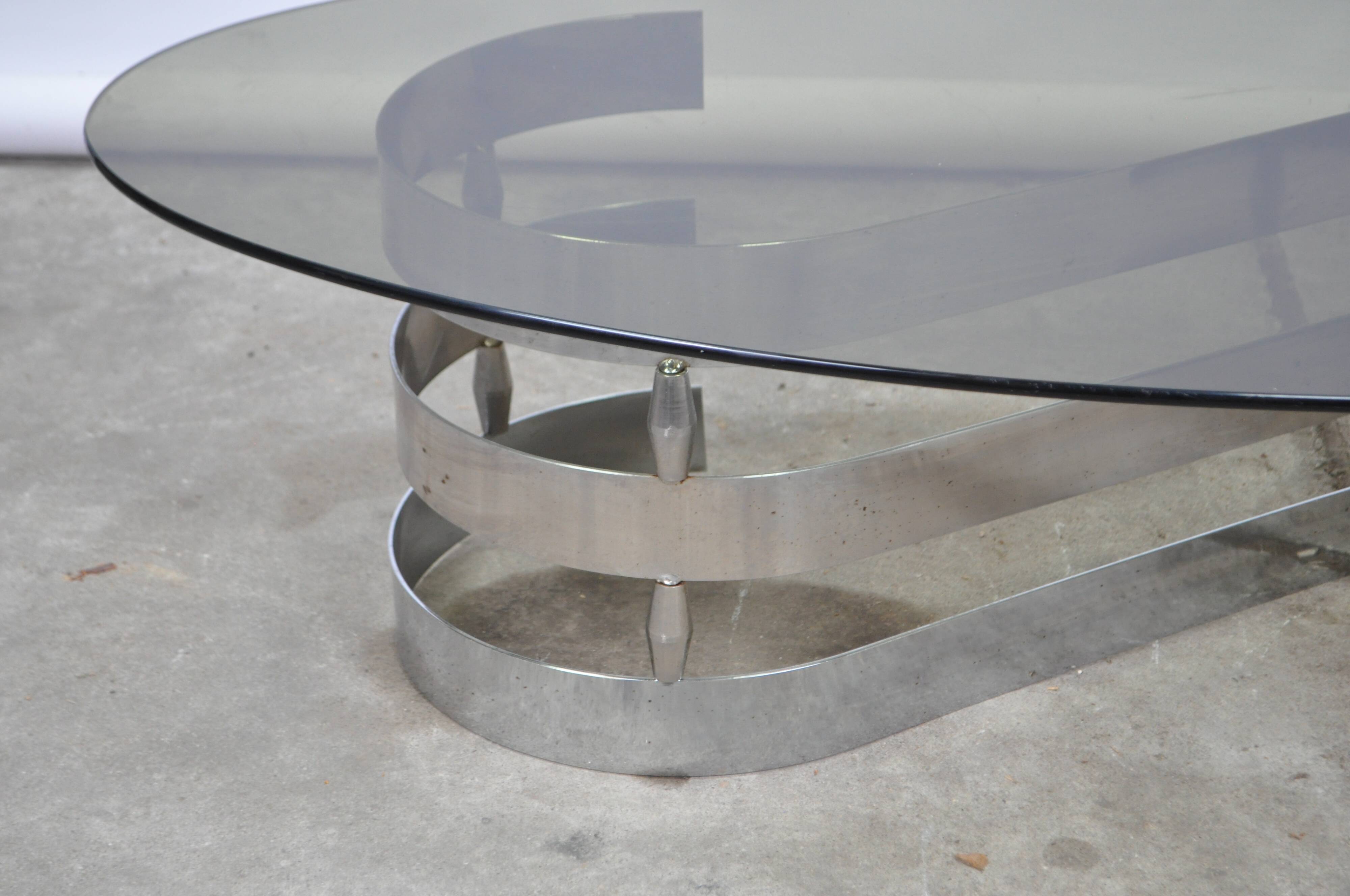 Italian designer coffee table 1970s