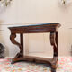 CONSOLE IN MAHOGANY FROM THE RESTORATION PERIOD 19TH CENTURY