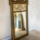 Gilded trumeau fireplace mirror