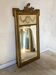 Gilded trumeau fireplace mirror