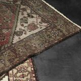 Vintage Hand-Woven Middle Eastern Oriental Hamadan Rug, 1960s