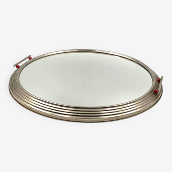 Art Deco large mirrored tray, France 1930s
