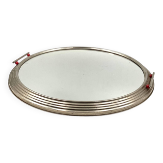 Art Deco large mirrored tray, France 1930s