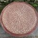 Coffee table and 3 rope stools from the 1970s.