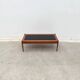 Scandinavian coffee table in teak and black formica, 1960.