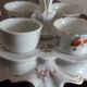 Porcelain egg cups from the 1960s