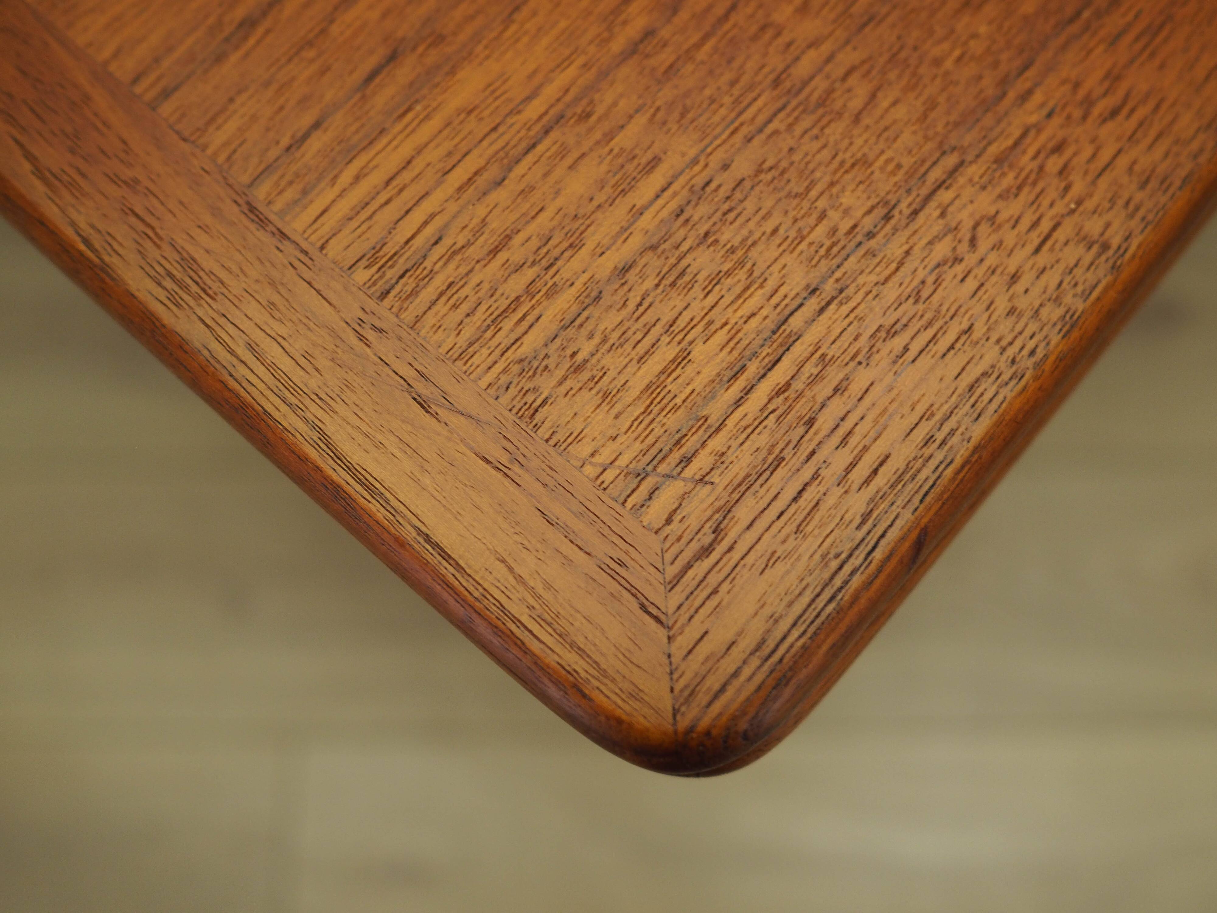 Teak table, Danish design, 1970s, manufactured in Denmark