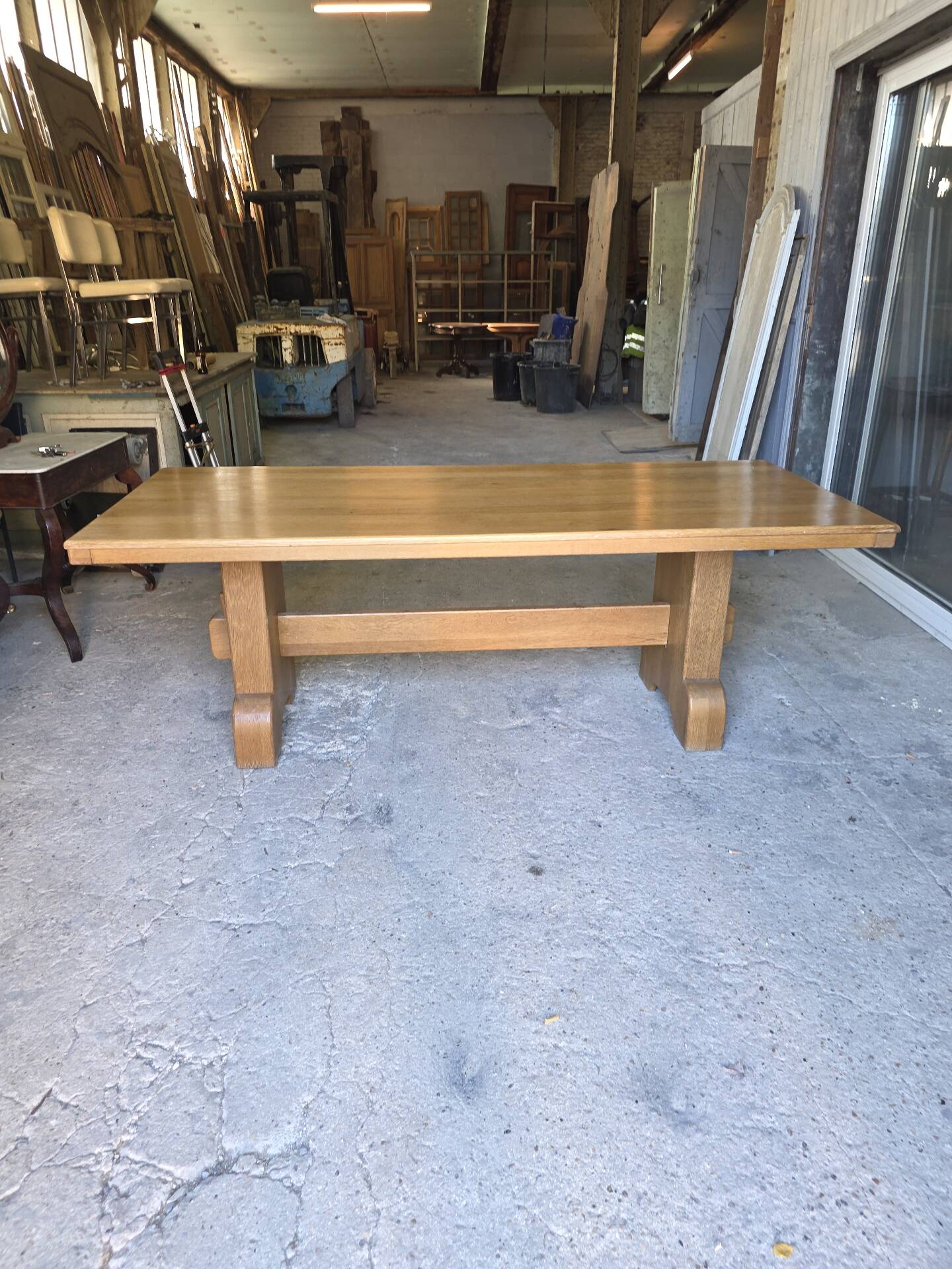 Oak farmhouse table
