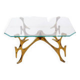 Sculptural coffee table in the style of Fred Brouard