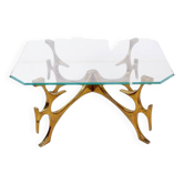 Sculptural coffee table in the style of Fred Brouard