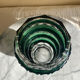 Cut crystal vase Val Saint Lambert 1950s
