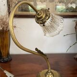 Tulip lamp gooseneck Art Deco