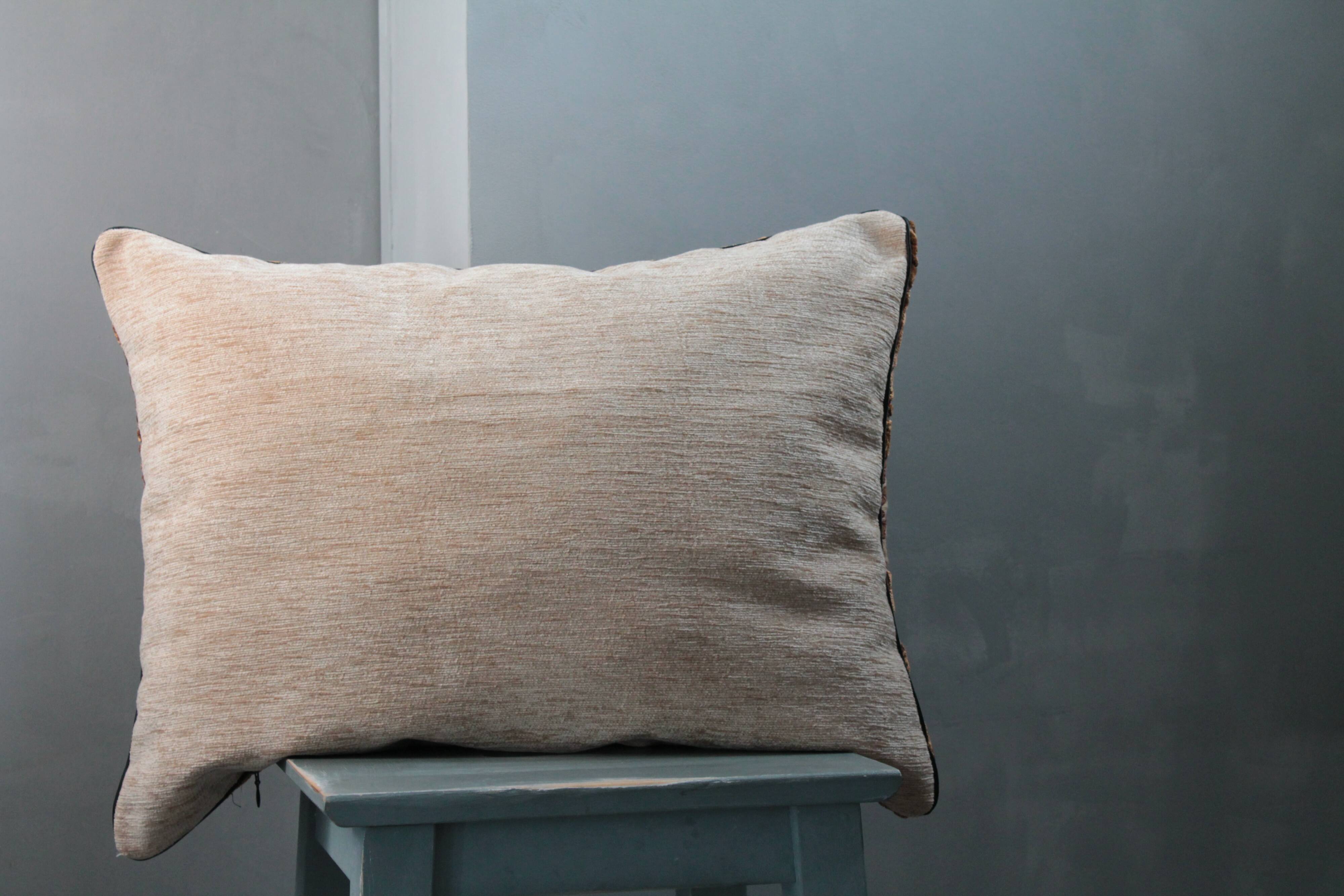 Coussin bohème chic en tapisserie d'ameublement