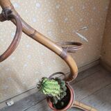 Rattan plant holder
