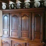 Authentic Louis XIV two-body sideboard